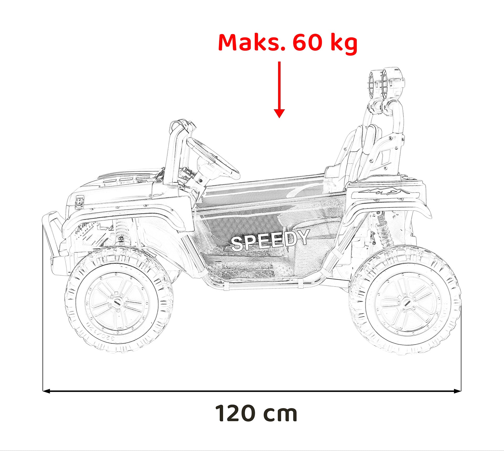 Terensko PASSION 4x4 bijele boje | Bijela
