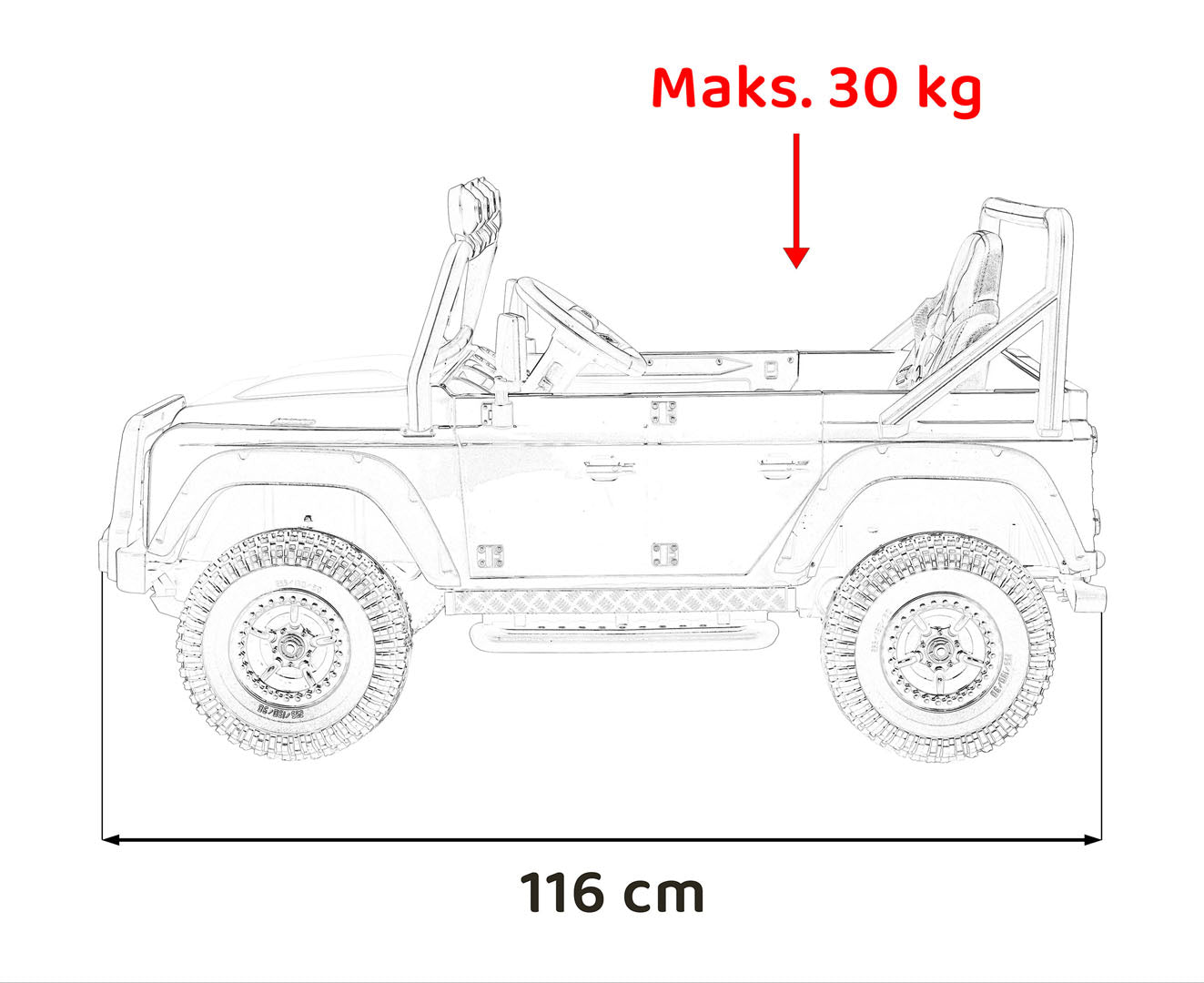 Land Rover Defender 110 SVX Concept | Bijela