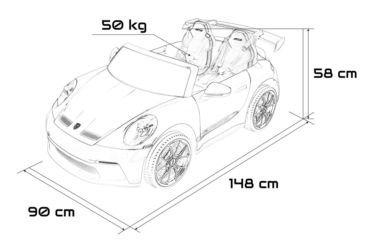 Porsche 911 GT 3 MP4 | Bijela