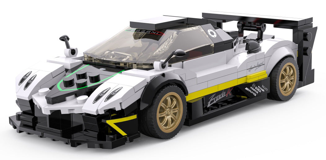 Auto 1:28 Pagani Zonda R Blocks RASTAR — Crna | Bijela