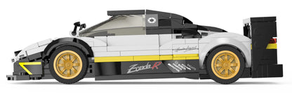 Auto 1:28 Pagani Zonda R Blocks RASTAR — Crna | Bijela