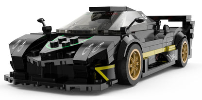Auto 1:28 Pagani Zonda R Blocks RASTAR — Crna | Crna