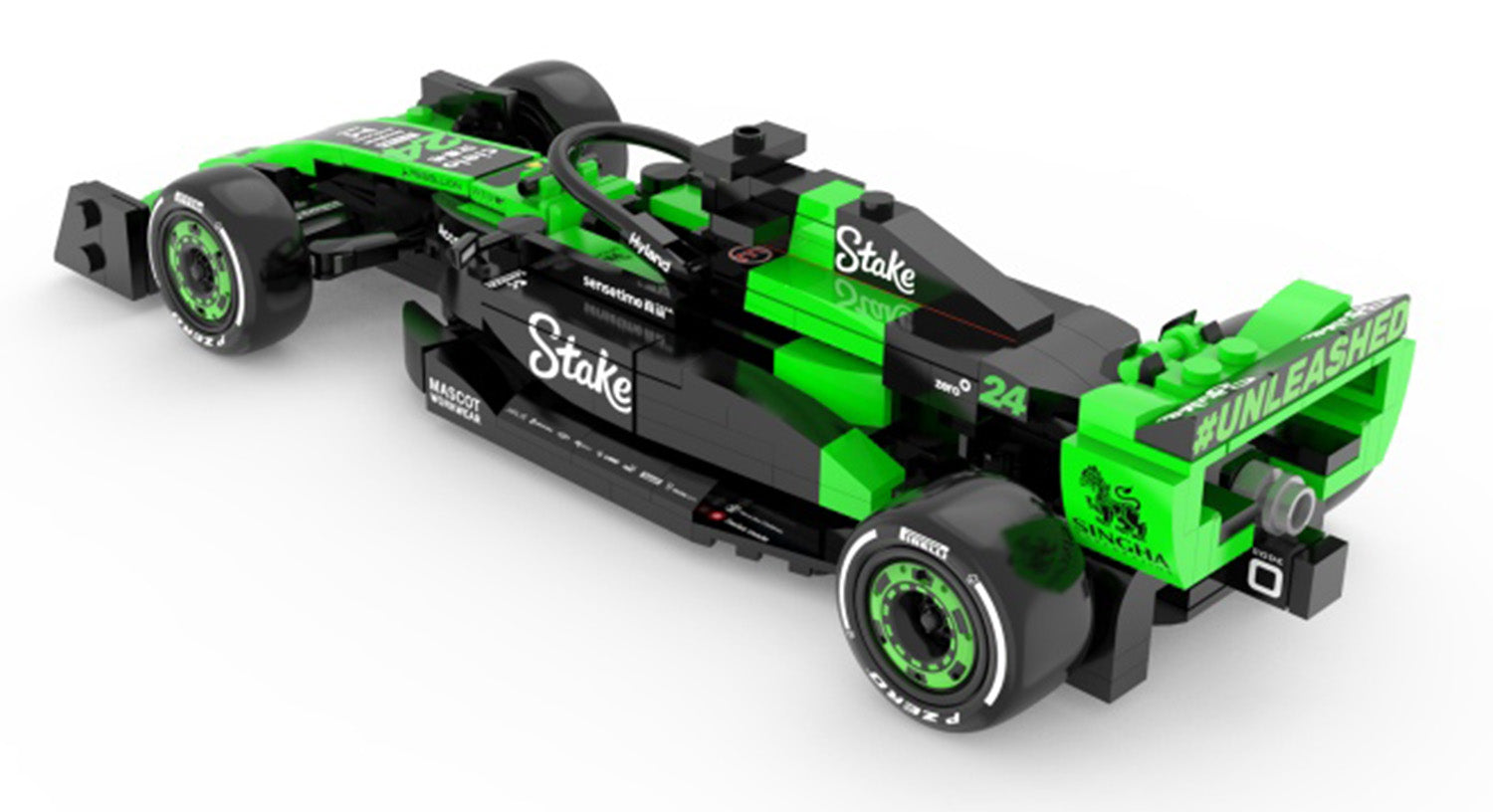 Bolid 1:24 Stake F1 Team KICK Sauber C44 Jastučići RASTAR — Zelena