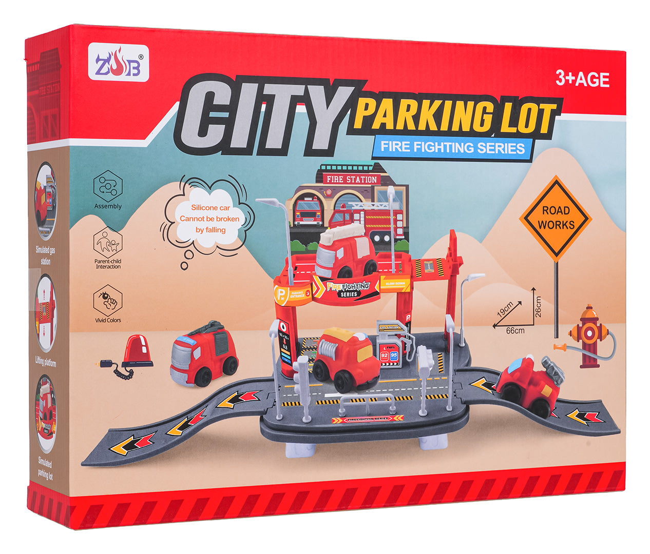 Vatrogasni parking + set mekih vozila