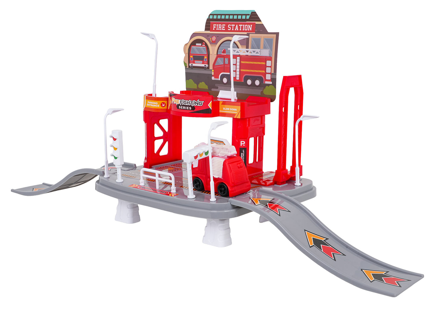 Vatrogasni parking + set mekih vozila