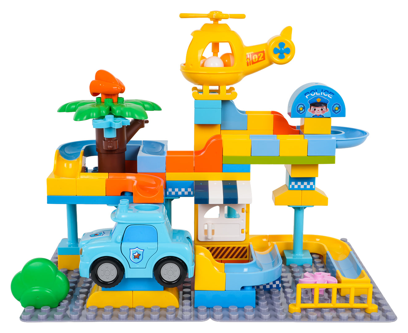 Police Station Big Bricks Set 93 kom