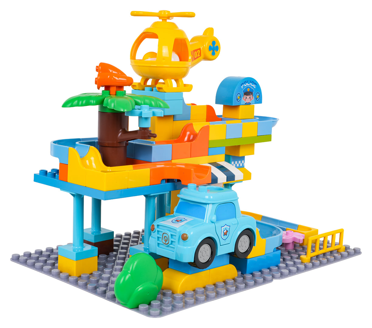 Police Station Big Bricks Set 93 kom