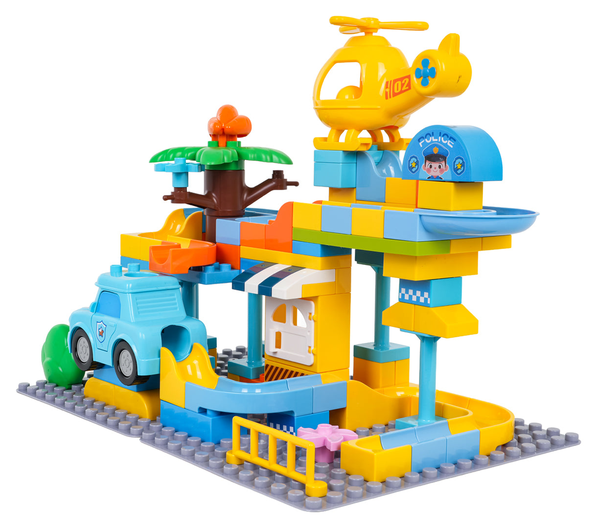 Police Station Big Bricks Set 93 kom