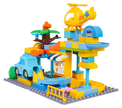 Police Station Big Bricks Set 93 kom