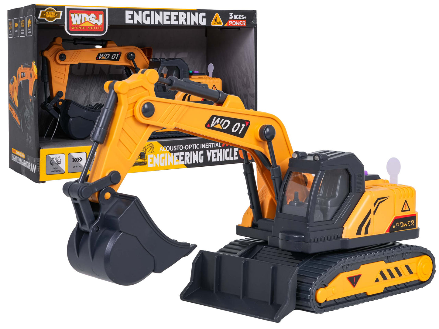 Bager s funkcijom zvuka i svjetla 1:18