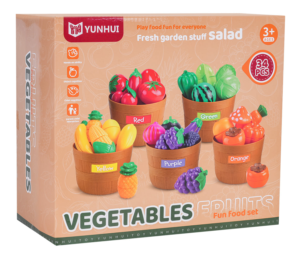 Voćni set 34 kom + pribor