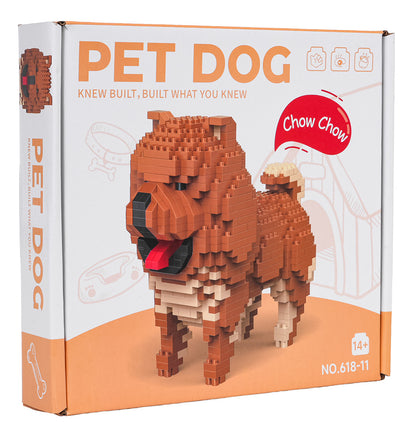 Set za gradnju od 800 dijelova Chow Chow