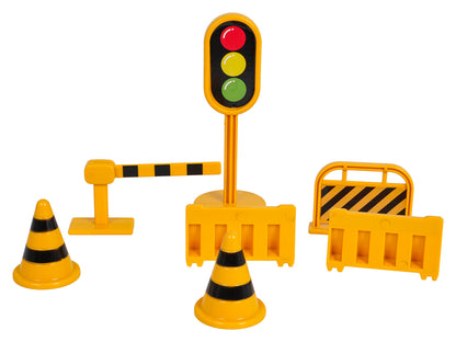 Građevinski set automobila s funkcijom zvuka i svjetla + dodaci