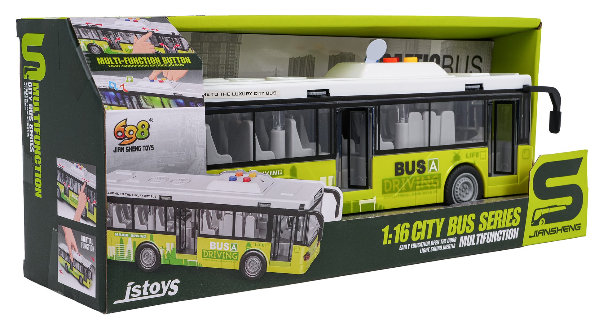 Autobus s funkcijom svjetla i zvuka — Zelena