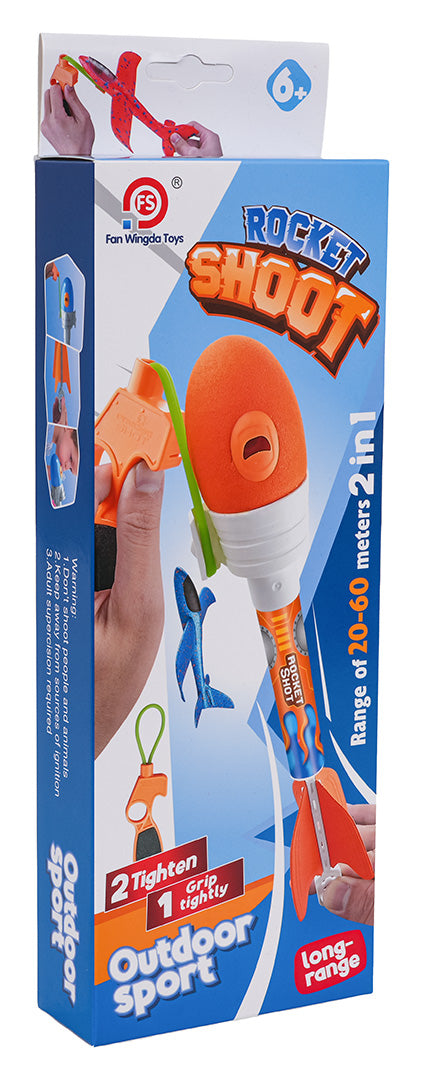 2u1 set aviona s lanserom — Crvena