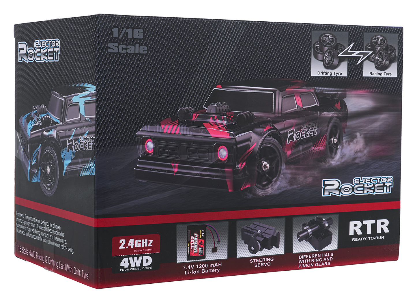 ROCKET Drift 4x4 pogon
