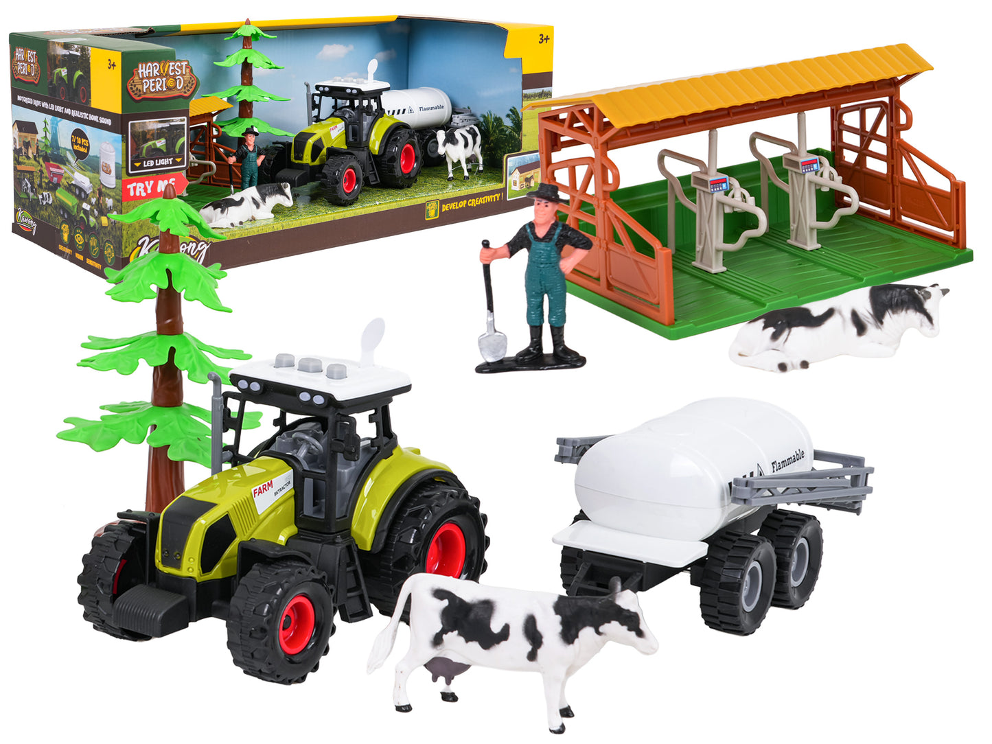 Set farme s traktorom