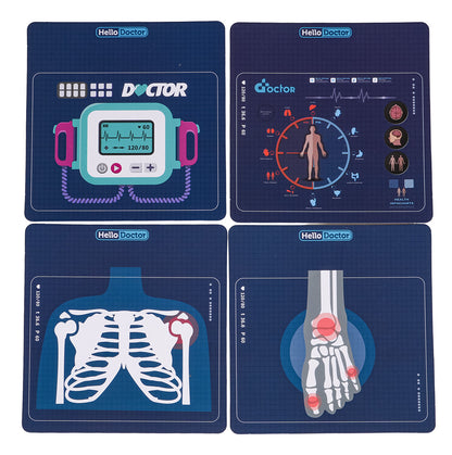 MEGA doktor Set + pribor — Narančasta | Plava