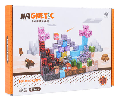 Set magnetskih kocki, blokova, 117 kom