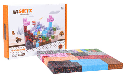 Set magnetskih kocki, blokova, 117 kom