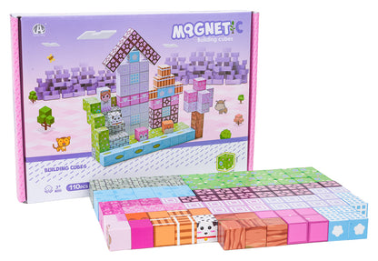 Set magnetskih kocki, blokova, 110 kom