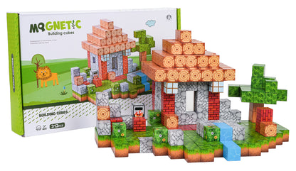 Set magnetskih kocki, blokova, 312 kom