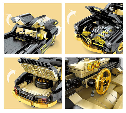 Retro Car Block Set 886 komada