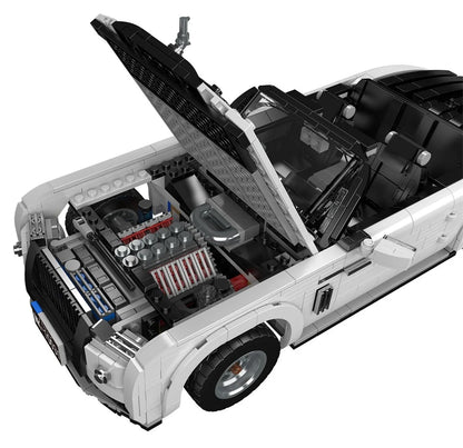 Brick Set Cabriolet 1603 kom — Bijela