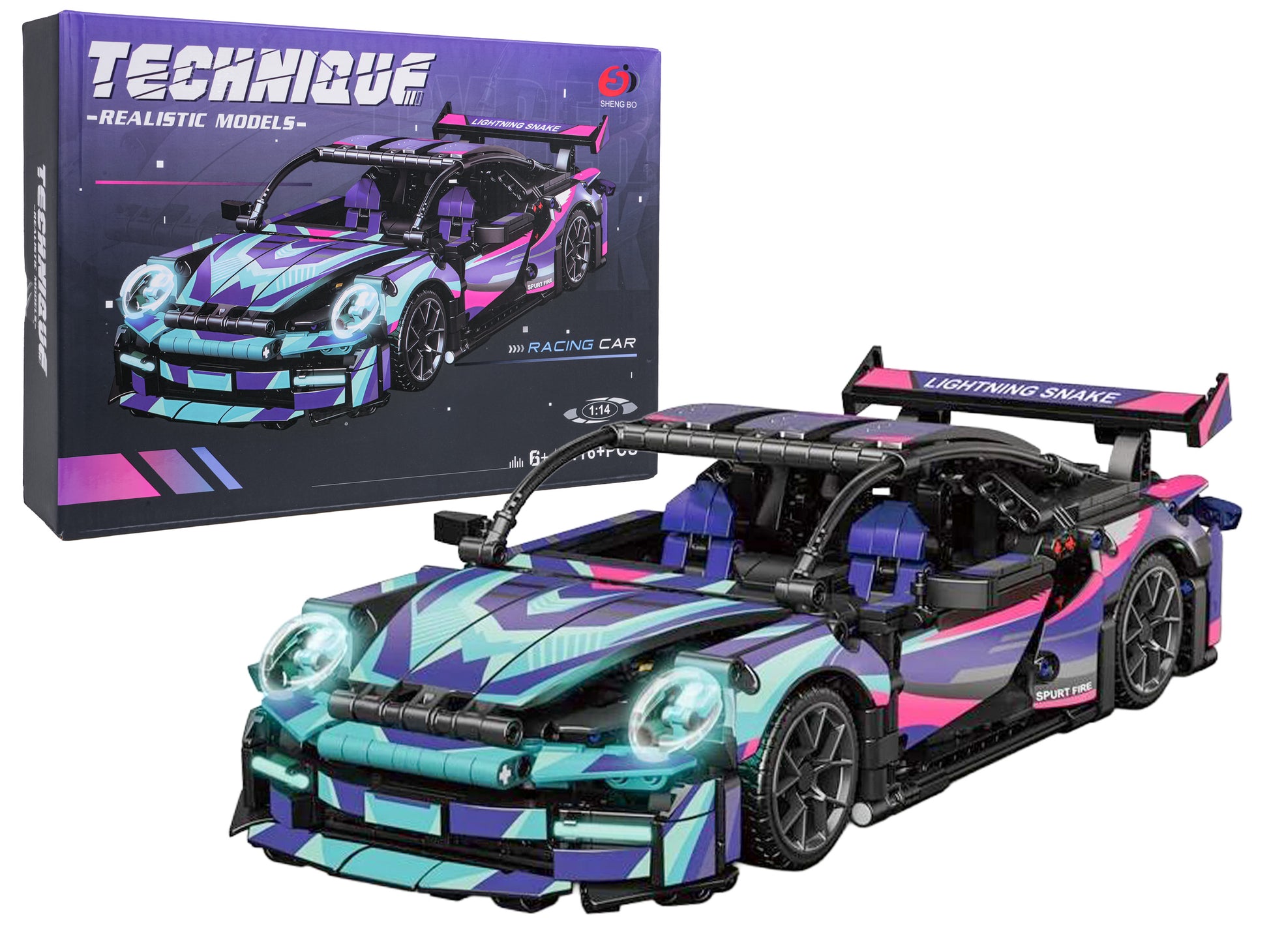 Kocke za sportske automobile 1116 kom