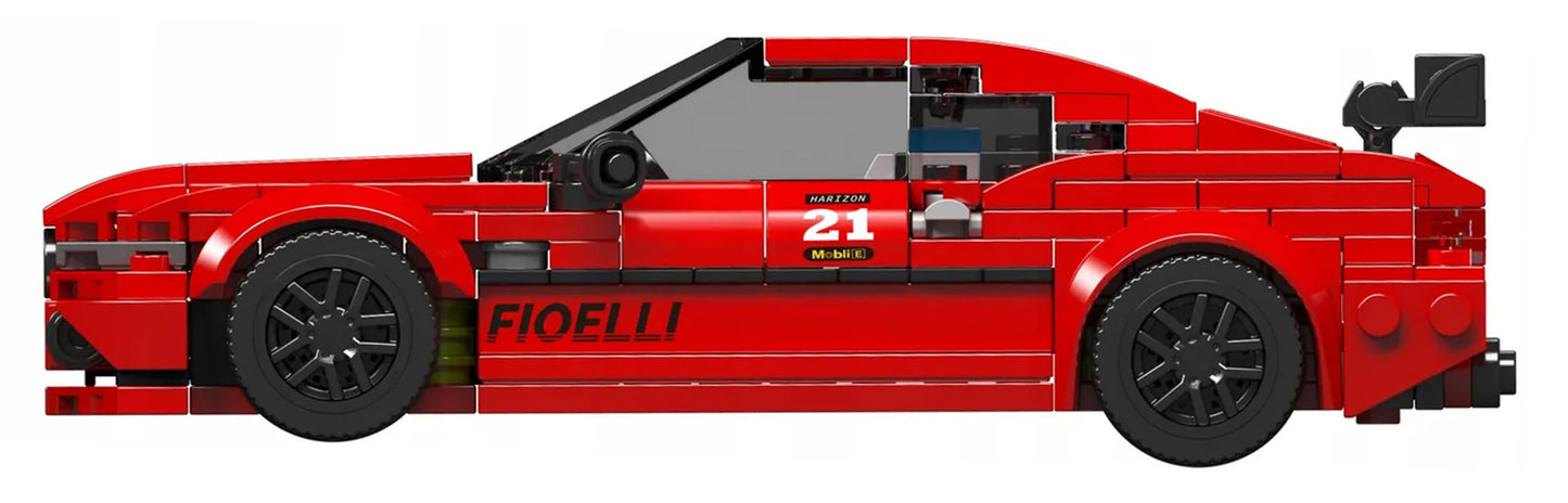 Set sportskih kockica 481 kom — Crvena
