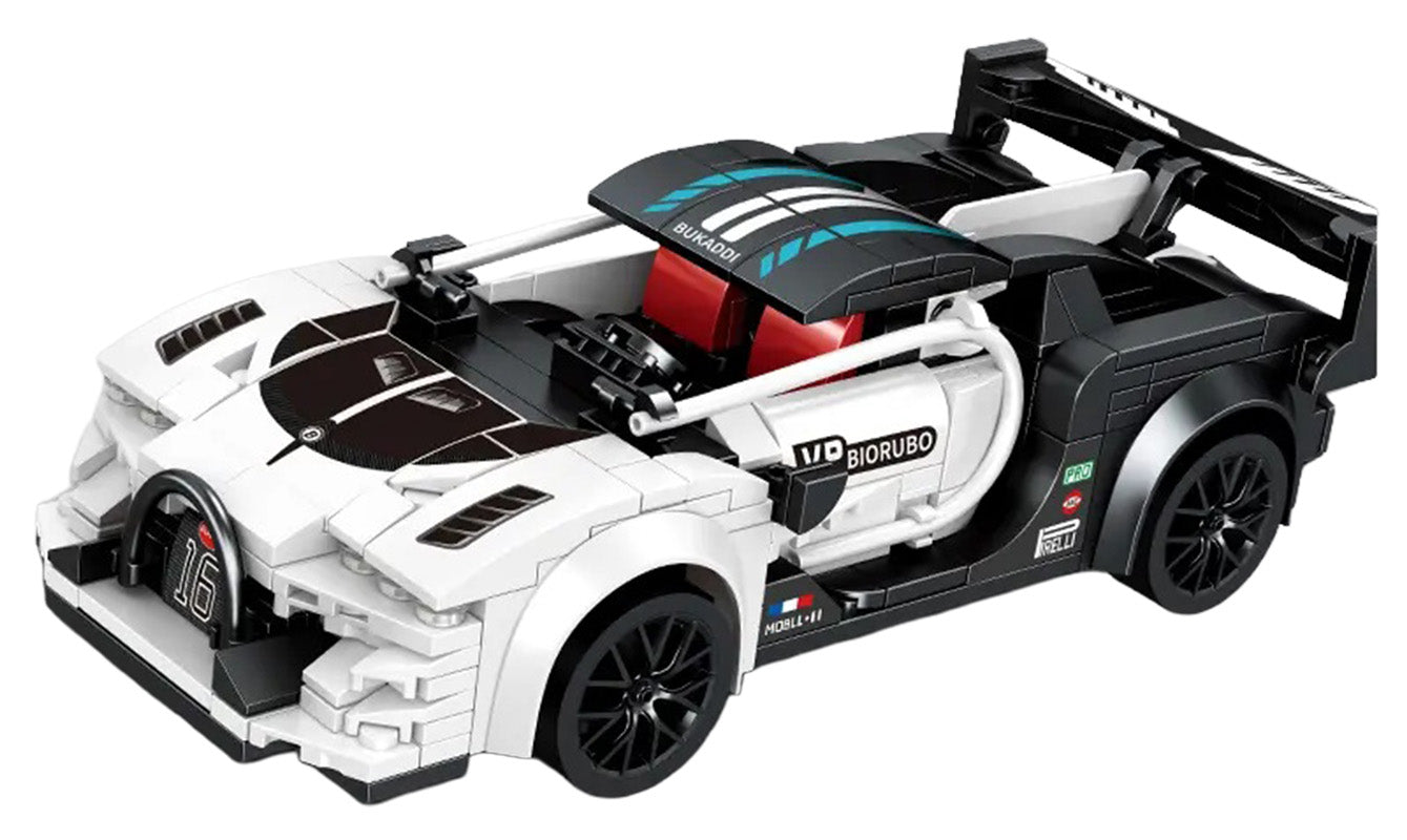 Set R/C kockica za sportski automobil — Bijela