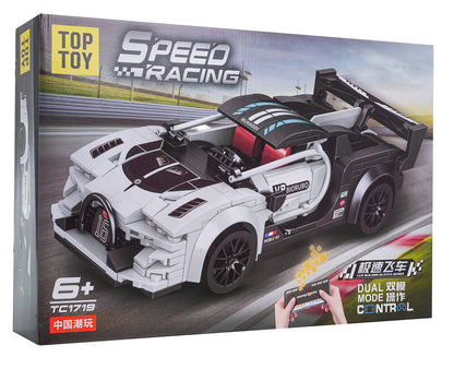 Set R/C kockica za sportski automobil — Bijela