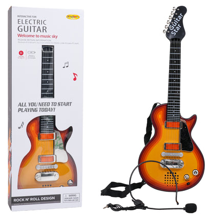Električna gitara Rock crvena