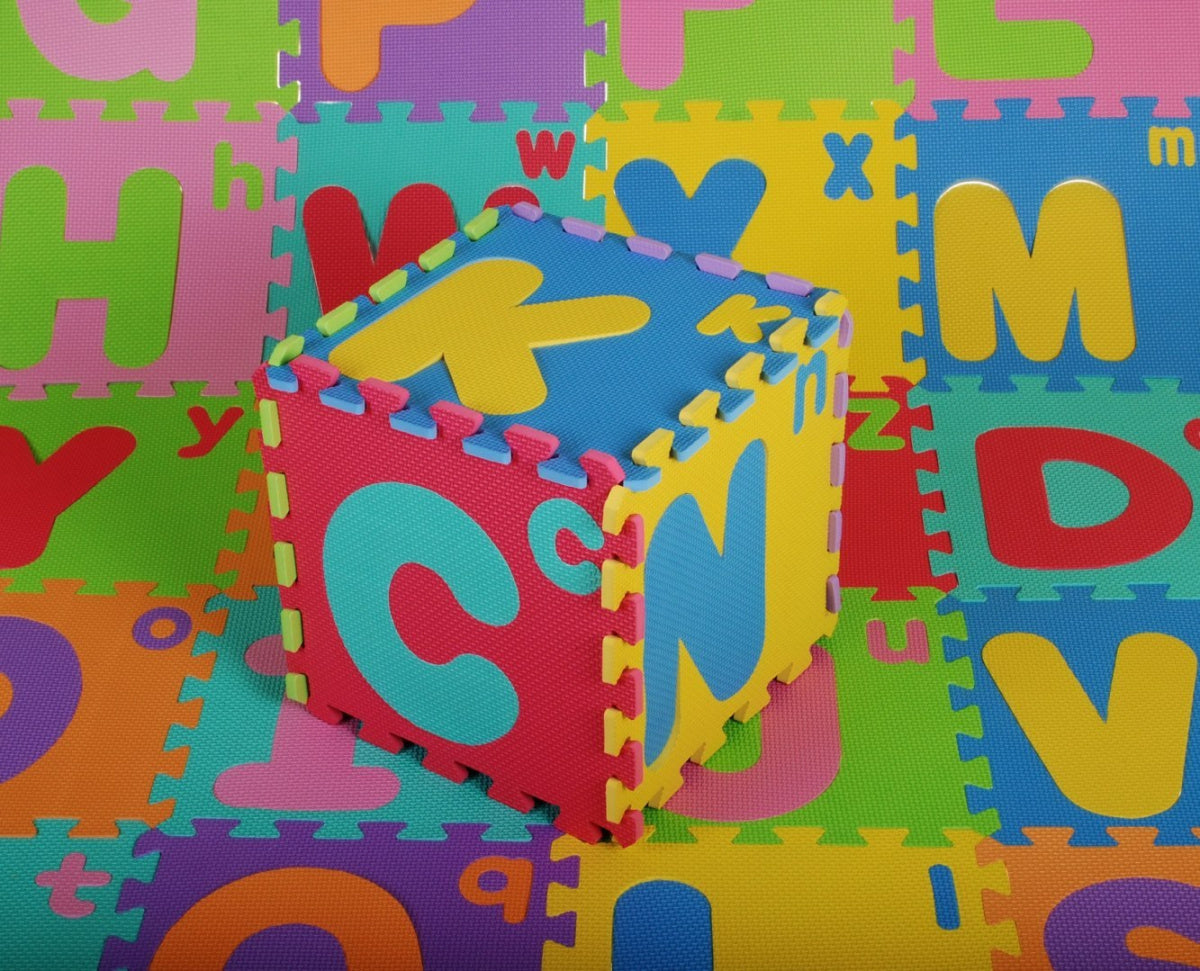 Pjena Slova Puzzle EVA velika mala slova