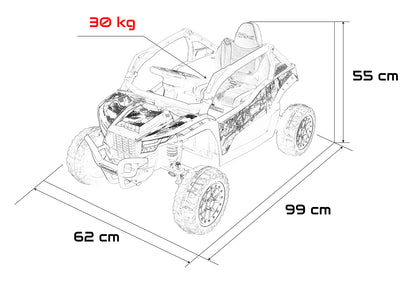 Kawasaki TERYX KRX1000 Buggy | Crvena