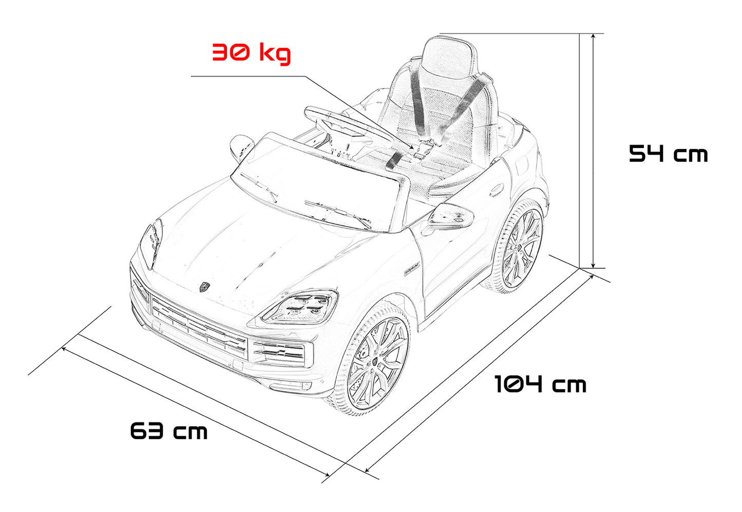 Porsche Cayenne crne boje | Ružičasta