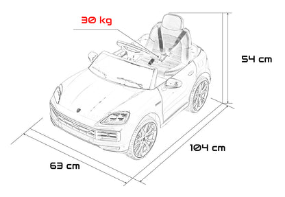 Porsche Cayenne crne boje | Crvena