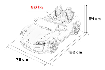 Porsche Taycan Turbo S Bijela