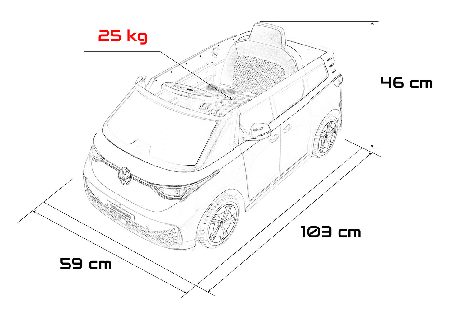 Volkswagen ID BUZZ crno | Žuta
