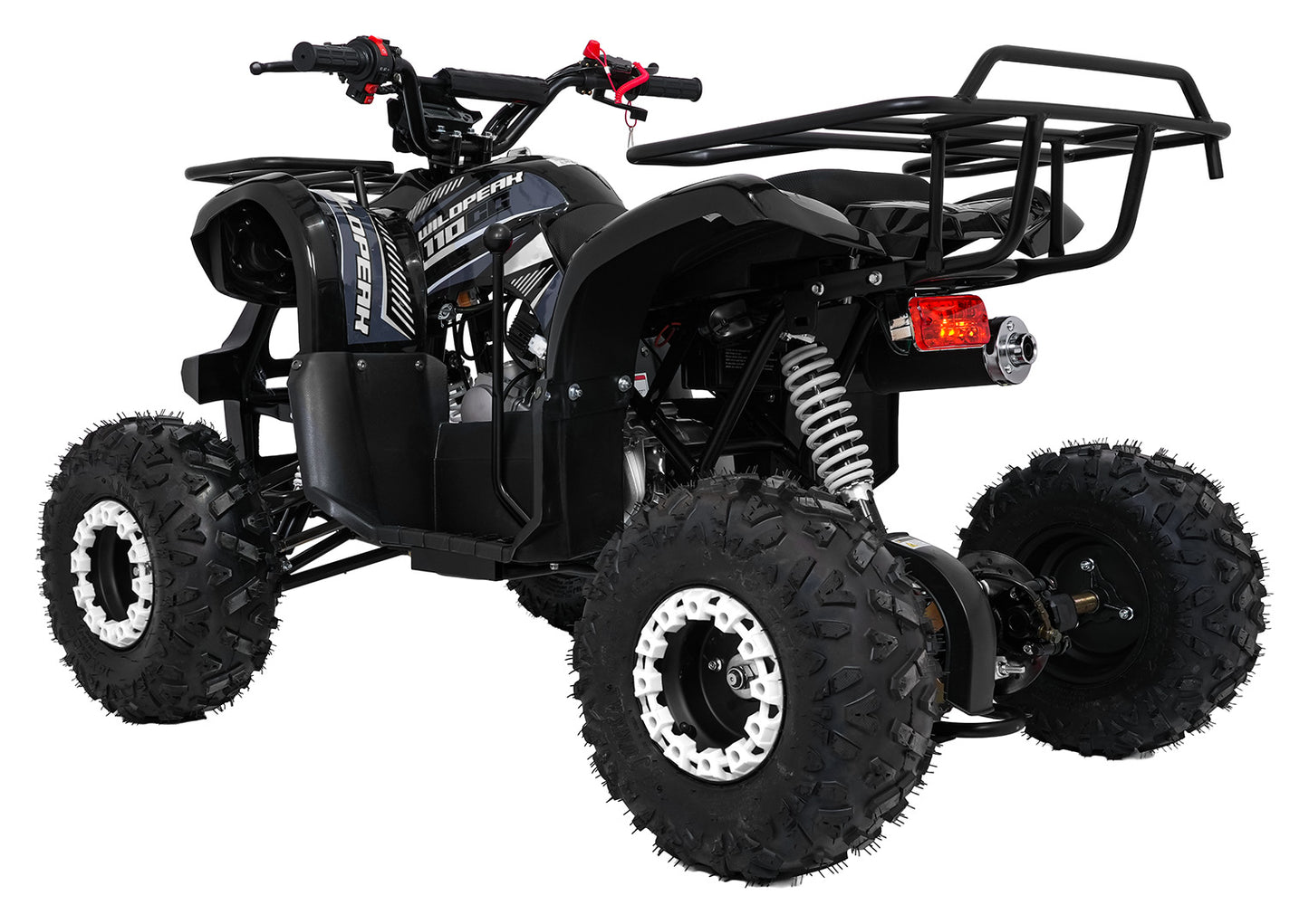 WILDPEAK 110cc Black Combustion Quad