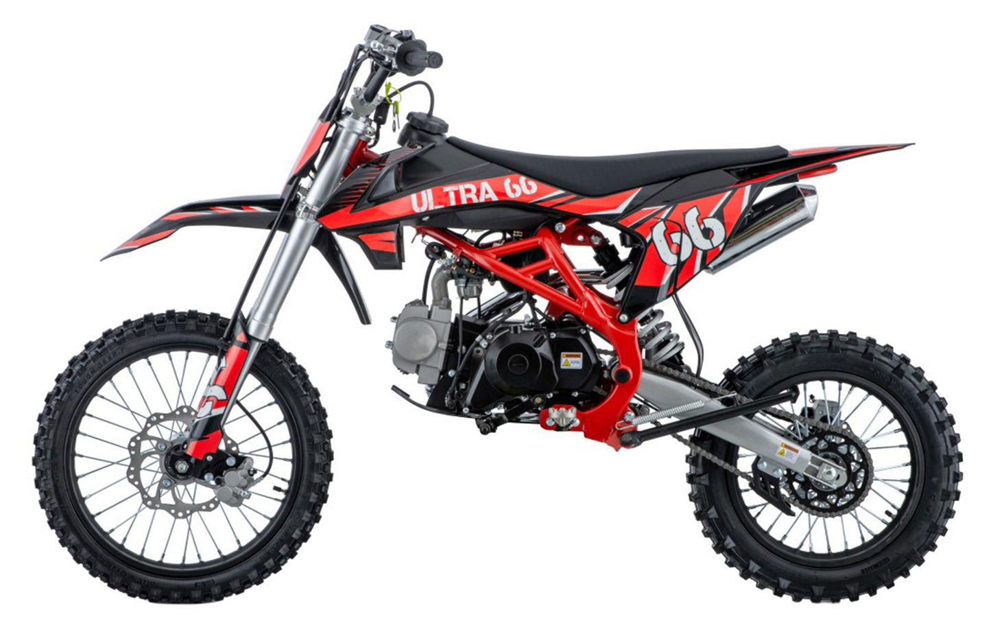 Motor za vozila s unutarnjim izgaranjem ULTRA 66 125cc | Crvena