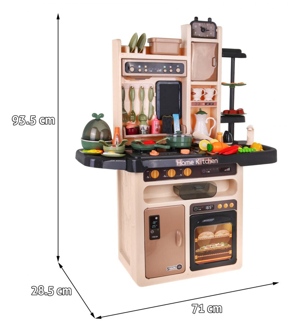 Mega kuhinja KitchenEtte slavina s vodom 65 predmeta